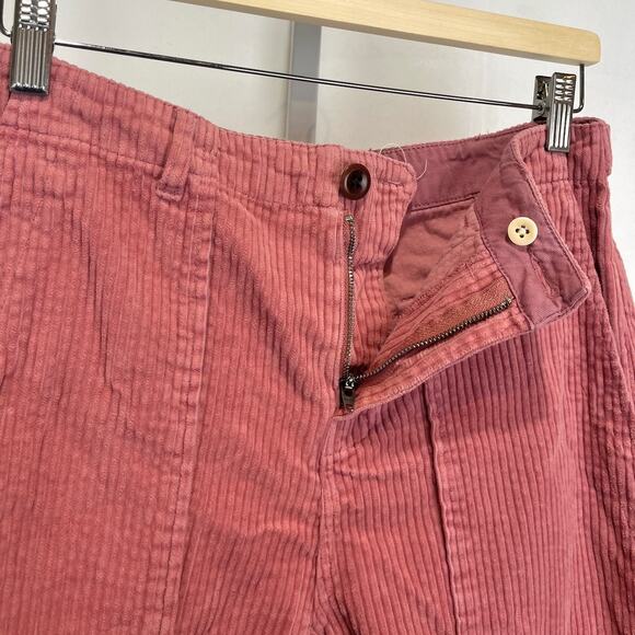 ALEX MILL Neil Cotton Corduroy Utility Crop Pants Cotton Dusty Rose Pink Size 6 - Picture 6 of 10